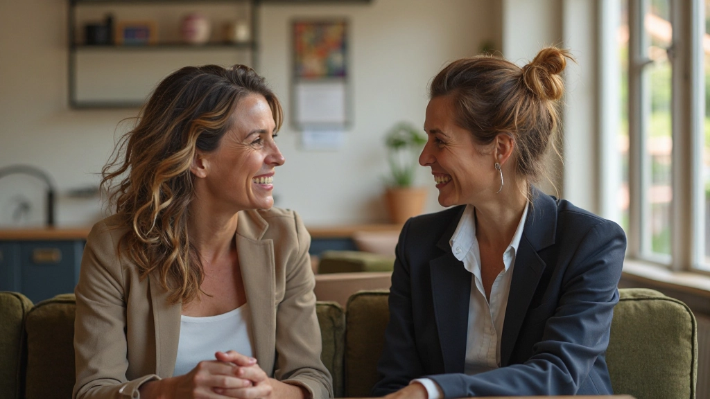 Groep mensen die positief met elkaar interactie hebben in een trainingomgeving