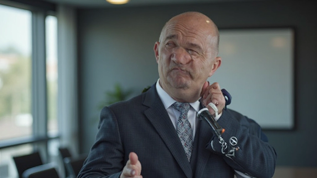 Mannelijke professional die vol vertrouwen spreekt tijdens een zakelijke presentatie voor een team